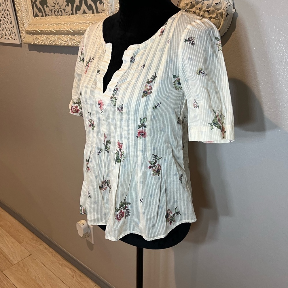 Maeve Floral Print Women's Top - Picture 3 of 13